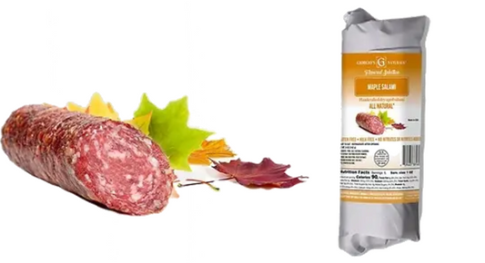 Giorgio's Naturals, Maple Salami 5oz