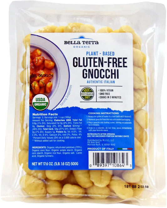 Bella Terra Organic Gluten Free Gnocchi