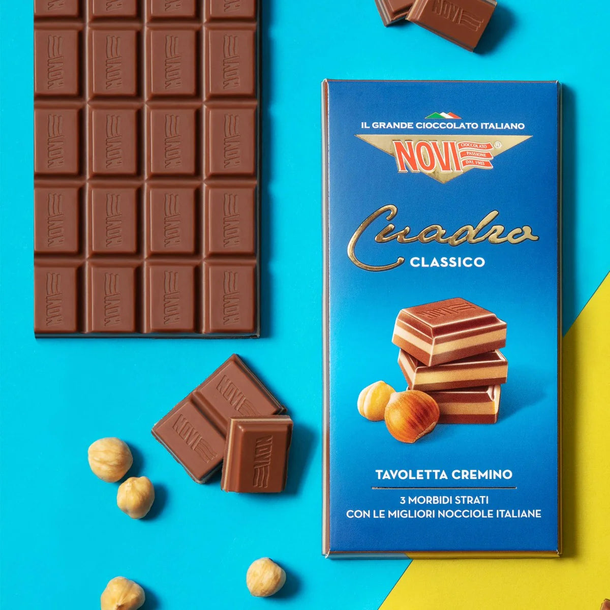 Cioccolato Novi Cuadro Classico Chocolate Bar