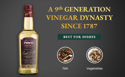Ponti Vinegar from Pinot Grigio DOC Wine 16.9 FL oz