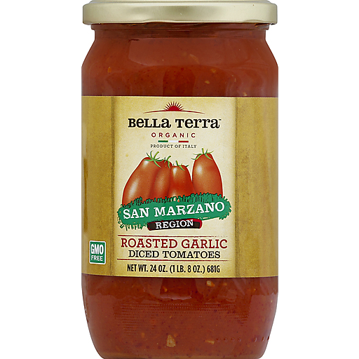 Bella Terra Roasted Garlic Diced Tomatoes