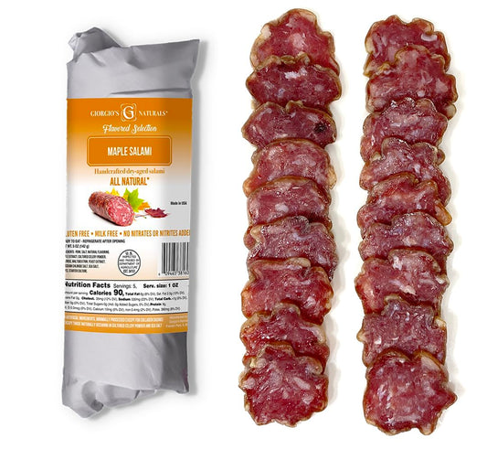 Giorgio's Naturals, Maple Salami 5oz