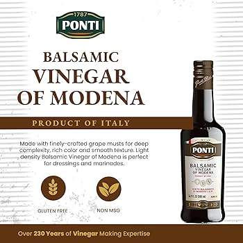Ponti Balsamic Vinegar of Modena 16.9 Fl Oz