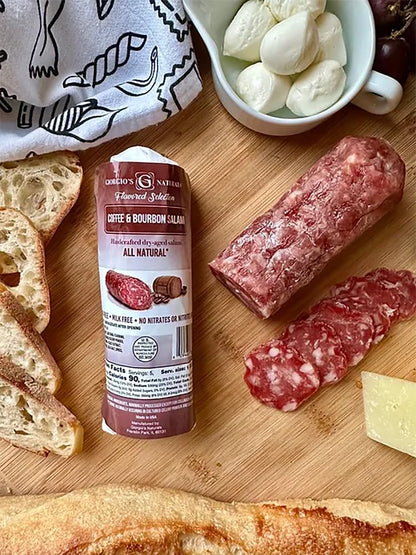 Giorgio's Naturals, Coffee and Bourbon Salami 5oz
