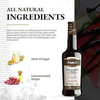 Ponti Balsamic Vinegar of Modena 16.9 Fl Oz
