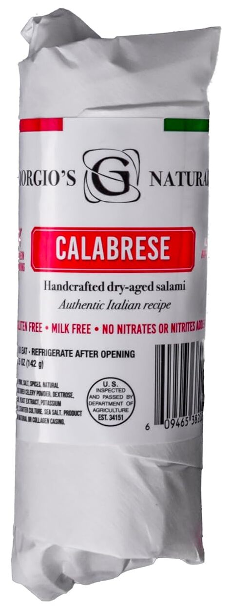 Giorgio's Naturals, Calabrese Salami 5oz