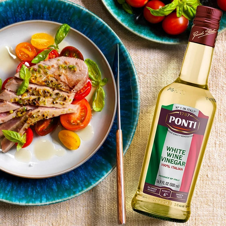 Ponti 100% Italian White Wine Vinegar 16.8 Fl Oz
