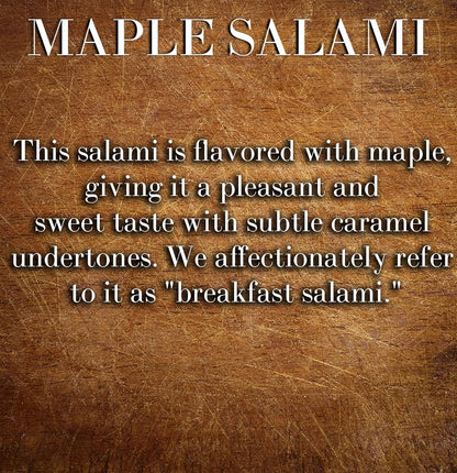 Giorgio's Naturals, Maple Salami 5oz