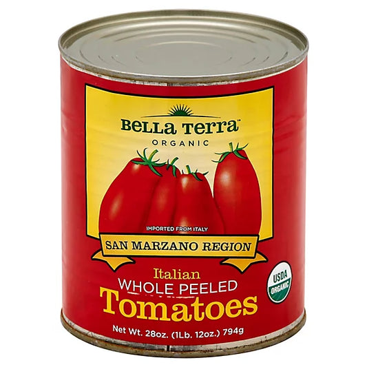 Bella Terra Whole Peeled San Marzano Tomatoes