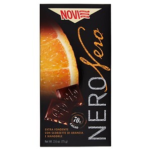 Cioccolato Novi NERO NERO Orange Dark Chocolate Bar