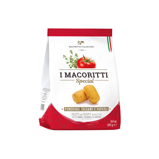 I Macoritti Mini Breadsticks with Tomato, Oregano & Paprika