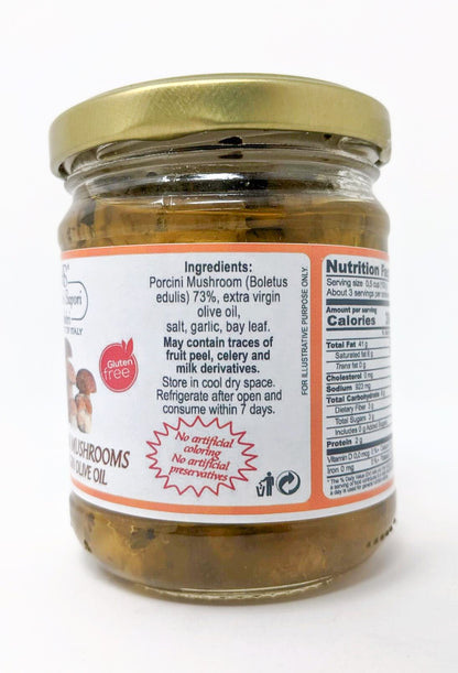 Antichi Sapori Umbri Whole Porcini in Extra Virgin Olive Oil