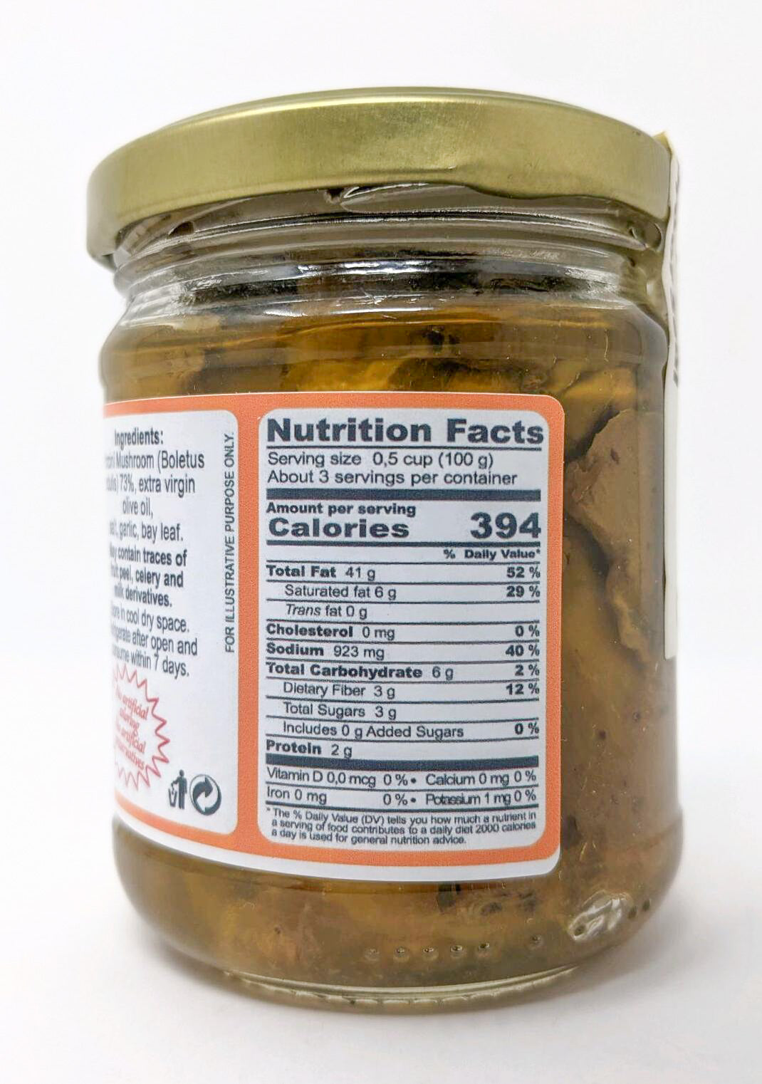 Antichi Sapori Umbri Whole Porcini in Extra Virgin Olive Oil