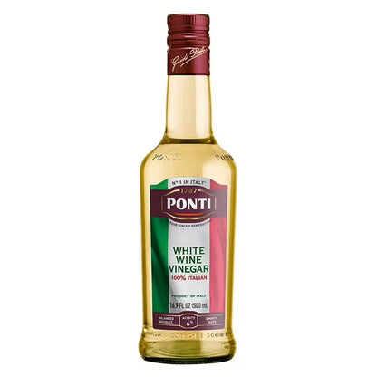 Ponti 100% Italian White Wine Vinegar 16.8 Fl Oz