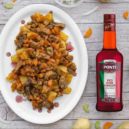 Ponti 100% Italian Red Wine Vinegar 16.9 Fl Oz