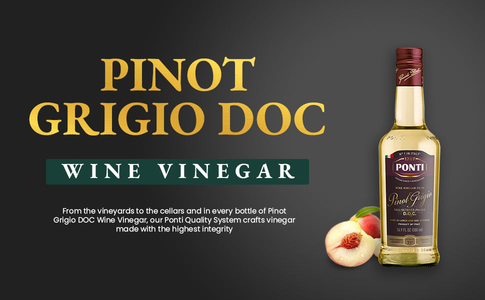 Ponti Vinegar from Pinot Grigio DOC Wine 16.9 FL oz