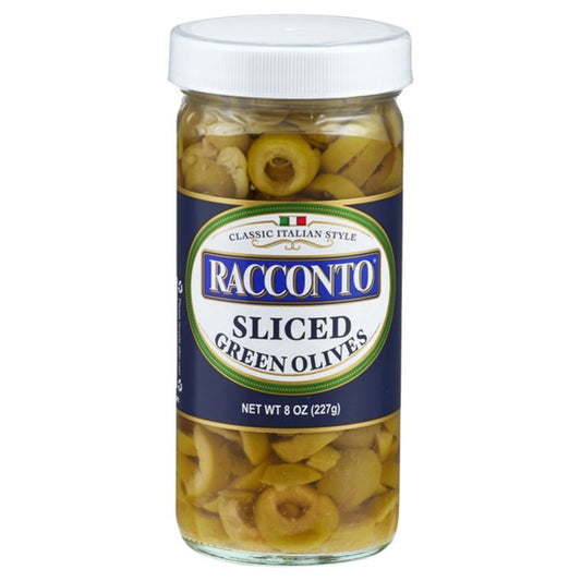 Racconto Sliced Green Olives