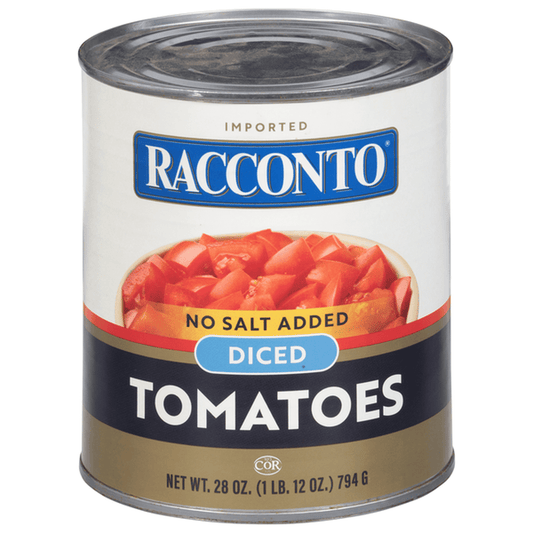 Racconto No Salt Diced Tomatoes