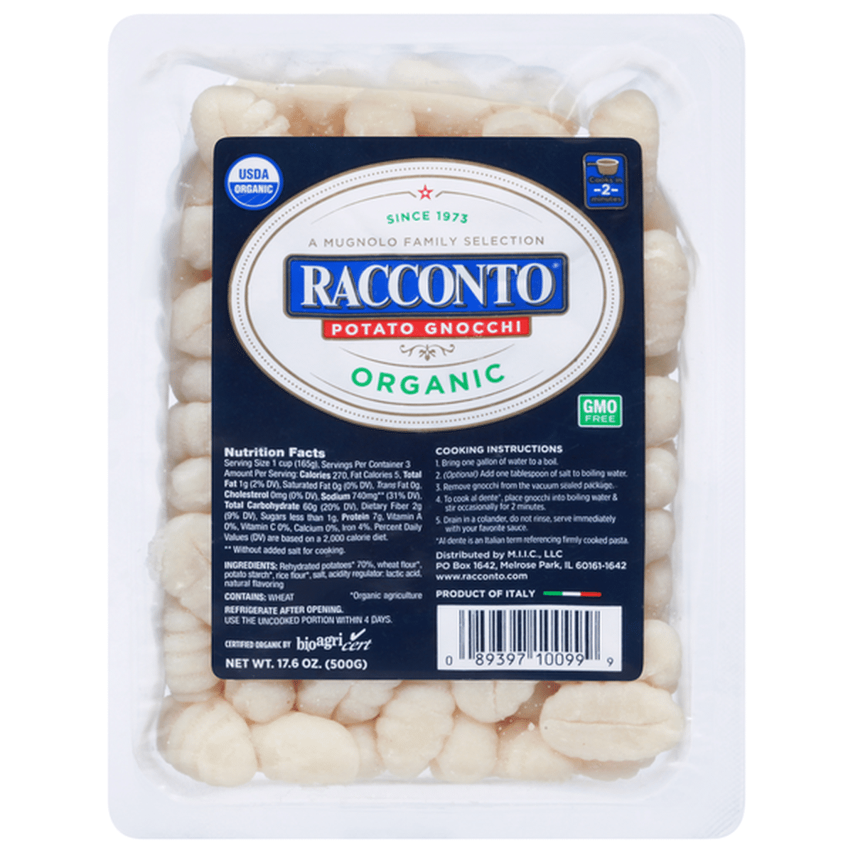 Racconto Organic Potato Gnocchi