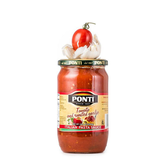 Ponti Tomato & Roasted Garlic Sauce 23.9 Oz