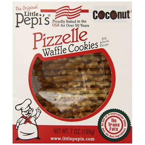 Little Pepi's Coconut Pizzelles