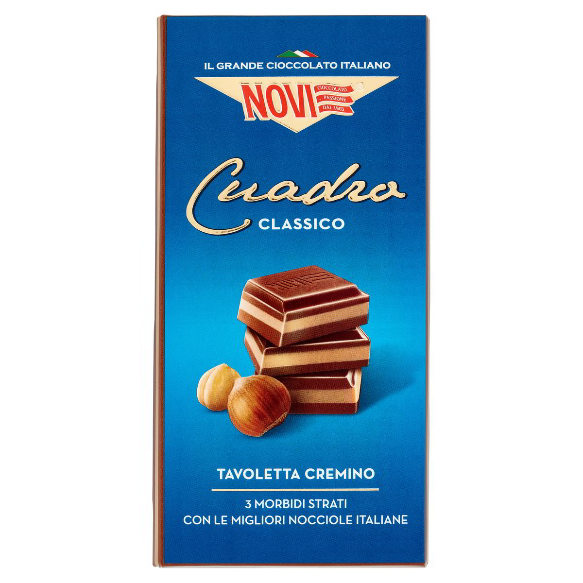 Cioccolato Novi Cuadro Classico Chocolate Bar