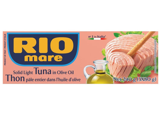 Rio Mare Solid Light Yellowfin Tuna in Olive Oil 3pk