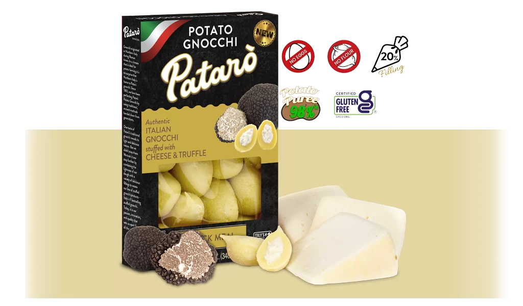 Patarò's Cheese & Truffle Stuffed Gnocchi